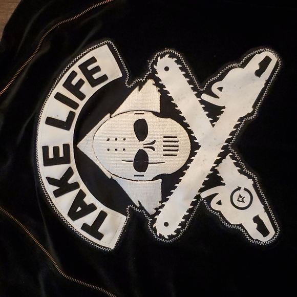 LRG Lifted Research Group "Take Life" Velour Jacket - Picture 11 of 14